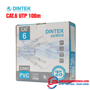 Cáp mạng Dintek CAT.6 UTP 100m (1101-04063)