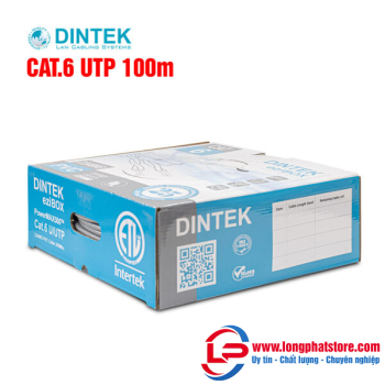 Cáp mạng Dintek CAT.6 UTP 100m (1101-04063)