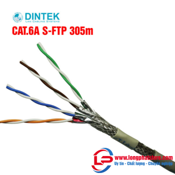 Cáp mạng Dintek CAT.6A S-FTP 305m (1105-06027)