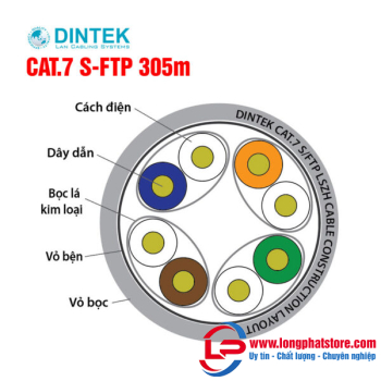 Cáp mạng Dintek CAT.7 S-FTP 305m (1105-05007)