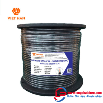Cáp mạng 305m Việt Hàn CAT.5E UTP 25AWG HDPE + Cường lực