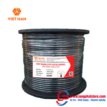 Cáp mạng 305m Việt Hàn CAT.5E UTP 25AWG HDPE 305m