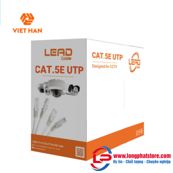 Cáp mạng 305m Việt Hàn LEAD CAT.5E UTP 25AWG 305m
