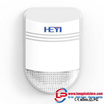 Đèn Còi báo động không dây ngoài trời HEYI HY-6107W công suất lớn