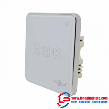Công Tắc Wifi Cảm Ứng 3 Nút Vuông ONECAM LS-203