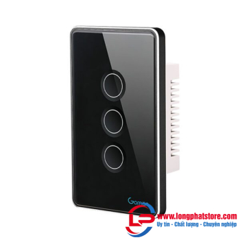 Công tắc cảm ứng Zigbee 3 nút GOMAN GM-ZB333 – US Series 2