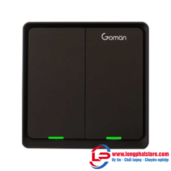 Công tắc đèn Zigbee 2 nút GOMAN GM-EU237Z Series 2S/B/G