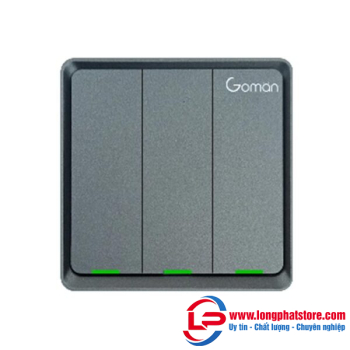 Công tắc đèn Zigbee 3 nút GOMAN GM-EU238Z Series 2S/B/G
