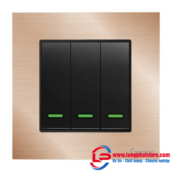 Công tắc đèn Zigbee 3 nút GOMAN GM-Z1G86-313S/B/G