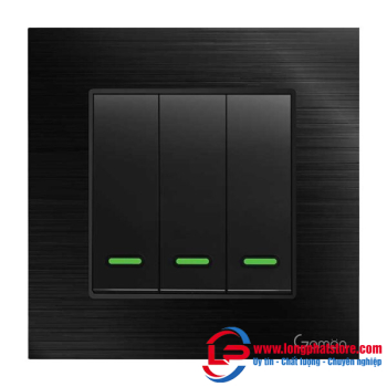 Công tắc đèn Zigbee 3 nút GOMAN GM-Z1G86-313S/B/G