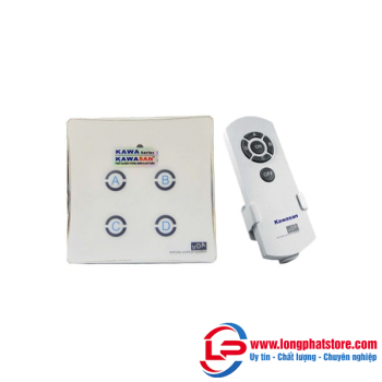 Công tắc điều khiển từ xa 4 nút âm tường Kawa DK04S