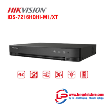 Đầu ghi 16 kênh Turbo ACUSENSE Hikvision iDS-7216HQHI-M1/XT