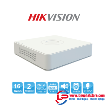 Đầu ghi HDTVI 16 kênh Hikvision DS-7116HQHI-K1