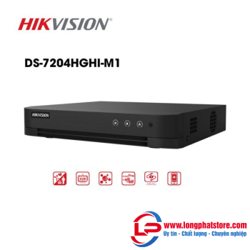 Đầu ghi hình 4 kênh Turbo HD 5 Hikvision DS-7204HGHI-M1