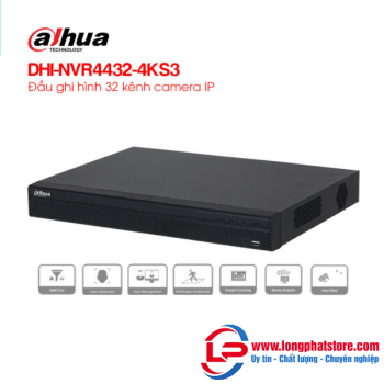 Đầu ghi hình IP 32 kênh DAHUA DHI-NVR4432-4KS3