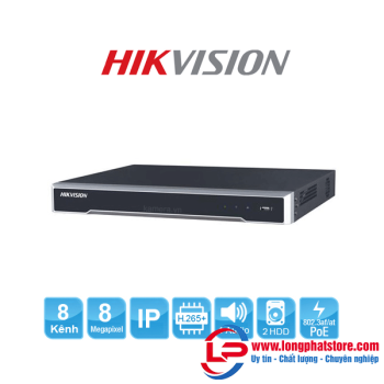 Đầu ghi hình IP 8 kênh Hikvision DS-7608NI-K2/8P