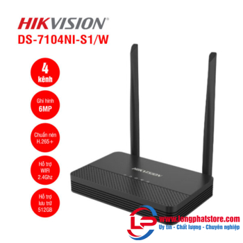Đầu ghi hình NVS 4 kênh Hikvision DS-7104NI-S1/W