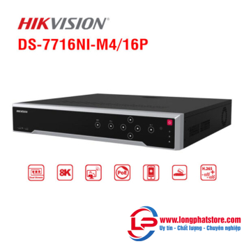 Đầu ghi IP 16 kênh HIKVISION DS-7716NI-M4/16P