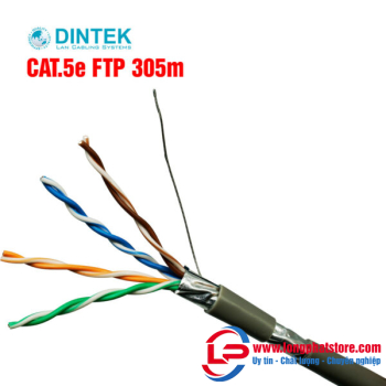 Cáp mạng Dintek CAT.5E FTP 305m (1103-03011)
