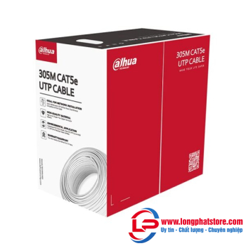 Dây cáp mạng UTP CAT.5E 305m DAHUA DH-PFM920I-5EUN-m (Vỏ màu Xám)