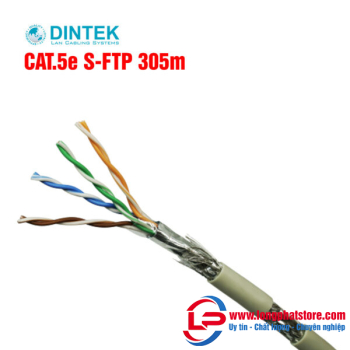 Cáp mạng Dintek CAT.5E S-FTP 305m (1105-03001)