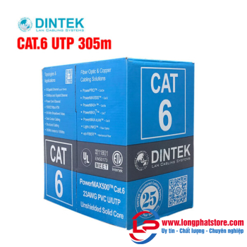 Cáp mạng Dintek CAT.6 UTP 305m (1101-04032)