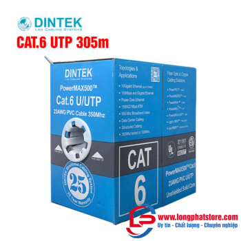 Cáp mạng Dintek CAT.6 UTP 305m (1101-04032)