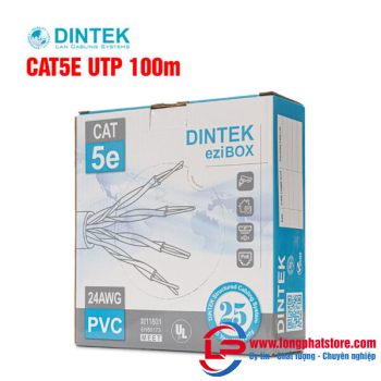 Cáp mạng Dintek CAT.5E UTP 100m (1101-03040)