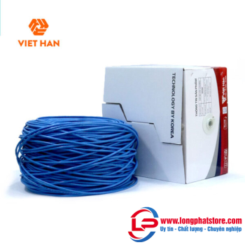Cáp mạng 305m Việt Hàn LEAD CAT.6E UTP 25AWG 305m