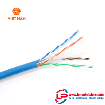 Cáp mạng 305m Việt Hàn LEAD CAT.6E UTP 25AWG 305m