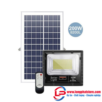 Đèn pha led năng lượng mặt trời JINDIAN JD-8200L 200W
