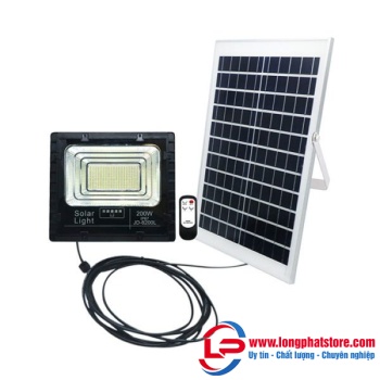 Đèn pha led năng lượng mặt trời JINDIAN JD-8200L 200W