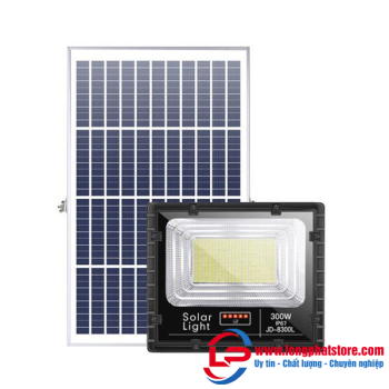 Đèn pha led năng lượng mặt trời JINDIAN JD-8300L 300W