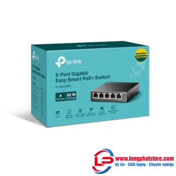Easy Smart Switch 5 cổng Gigabit TP-LINK TL-SG105PE