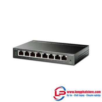 Easy Smart Switch 8 cổng Gigabit với 4 cổng PoE+ TP-LINK TL-SG108PE