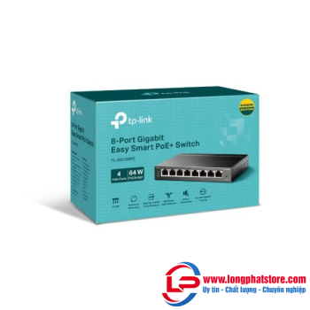 Easy Smart Switch 8 cổng Gigabit với 4 cổng PoE+ TP-LINK TL-SG108PE