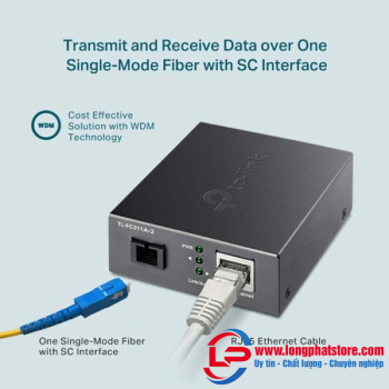 Gigabit WDM Media Converter TP-LINK TL-FC311A-2