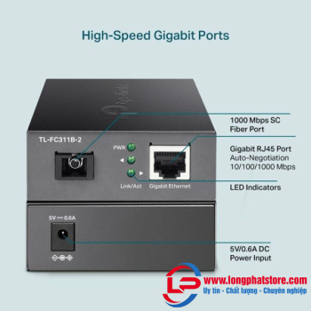 Gigabit WDM Media Converter TP-LINK TL-FC311B-2