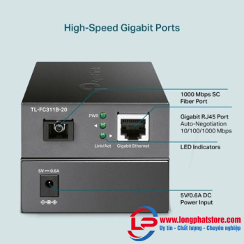 Gigabit WDM Media Converter TP-LINK TL-FC311B-20