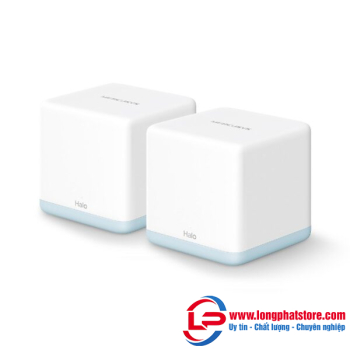 Hệ Thống Wi-Fi Mesh Cho Gia Đình AC1200 Mercusys Halo H30 (2 Pack)
