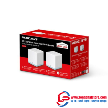 Hệ Thống Wi-Fi Mesh Cho Gia Đình AC1200 Mercusys Halo H30 (2 Pack)