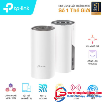 Hệ thống Wi-Fi Mesh Cho Gia Đình AC1200 TP-LINK DECO E4