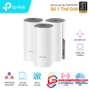 Hệ thống Wi-Fi Mesh Cho Gia Đình AC1200 TP-LINK DECO E4