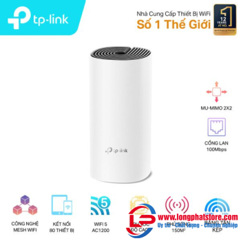 Hệ thống Wi-Fi Mesh cho Gia đình AC1200 TP-LINK Deco M4(1-pack)