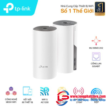 Hệ thống Wi-Fi Mesh cho Gia đình AC1200 TP-LINK Deco M4(1-pack)