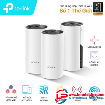 Hệ thống Wi-Fi Mesh cho Gia đình AC1200 TP-LINK Deco M4(1-pack)
