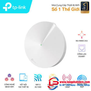 Hệ thống Wi-Fi Mesh cho Gia đình AC1300 TP-LINK Deco M5(1-Pack)