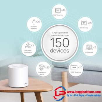 Hệ thống Wi-Fi Mesh AX5400 TP-LINK Deco X60(1-pack)