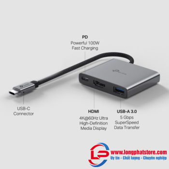 Hub USB type-C 3 cổng TP-Link UH3020C