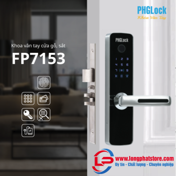 Khóa cửa cho căn hộ, nhà phố, chung cư PHGLOCK FP7153-G (màu Vàng)